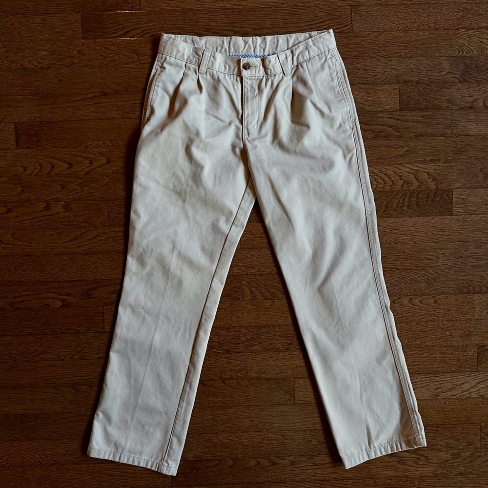 Chaps Boys Straight-Leg Khaki Chino Pants